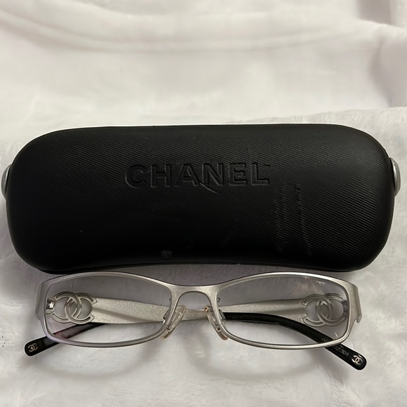 CHANEL Accessories Rare Silver Metal Chanel Frames Poshmark